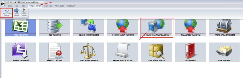 e-Arşiv e-Fatura Transferi